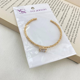 دستبند زنانه وای اس ایکس مدل تک نگین البرنادو کد B4464