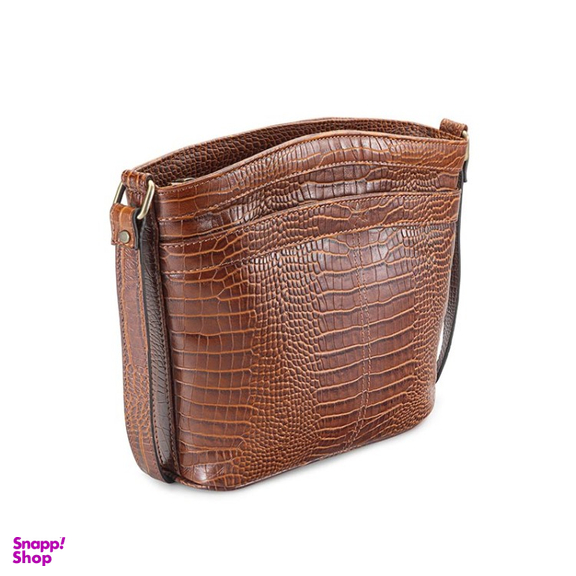 کیف دوشی زنانه نوین چرم مدل خورشید Kc-  LHB4359