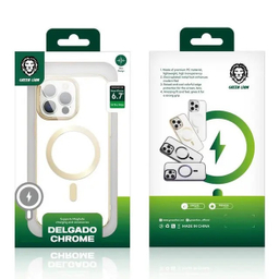 کاور گرین لاین مدل Delgado Chrome مناسب برای گوشی موبایل اپل IPhone 14 Pro Max