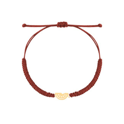 دستبند طلا 18 عیار زنانه درگونه مدل هندوانه