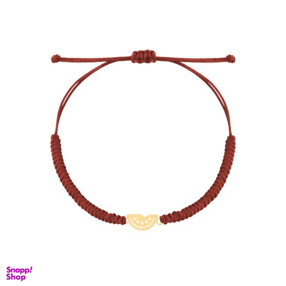 دستبند طلا 18 عیار زنانه درگونه مدل هندوانه