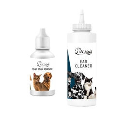 قطره تمیز کننده گوش و چشم سگ و گربه پرسا مدل Pack مجموعه 2 عددی