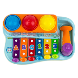 اسباب بازی موزیکال بلز و چکش هولی تويز مدل 856 Enlightening & Intellectual Xylophone