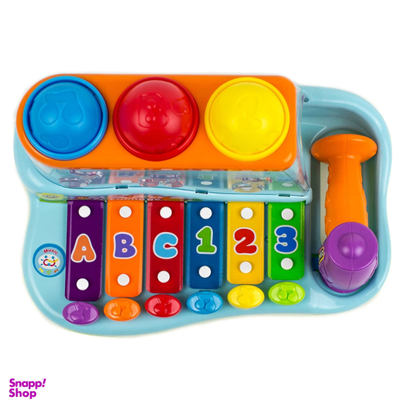 اسباب بازی موزیکال بلز و چکش هولی تويز مدل 856 Enlightening & Intellectual Xylophone