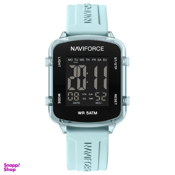 ساعت مچی دیجیتال نیوی فورس مدل 7120 رنگ آبی روشن