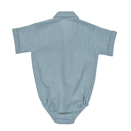 بادی آستین کوتاه نوزادی آنالی مدل راه راه کد 1