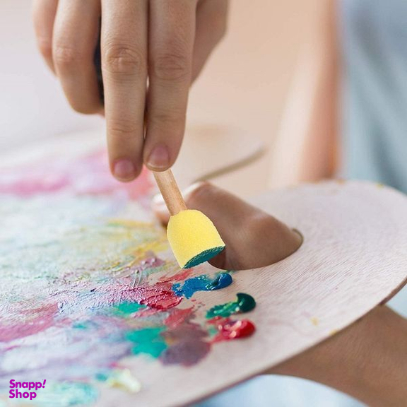 ابزار تزیین فوندانت به گز مدل تامپون اسفنجی مجموعه 4 عددی