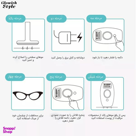 لیزر موهای زائد گلویش استایل مدل Level5