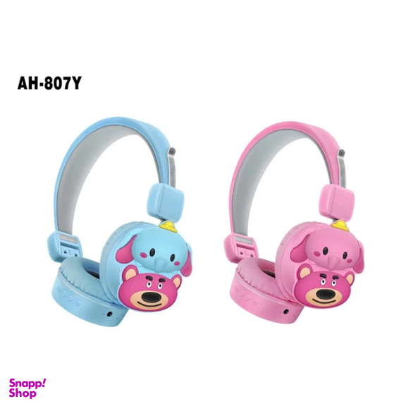 هدفون بی سیم بلوتوثی طرح خرس مدل AH-807Y