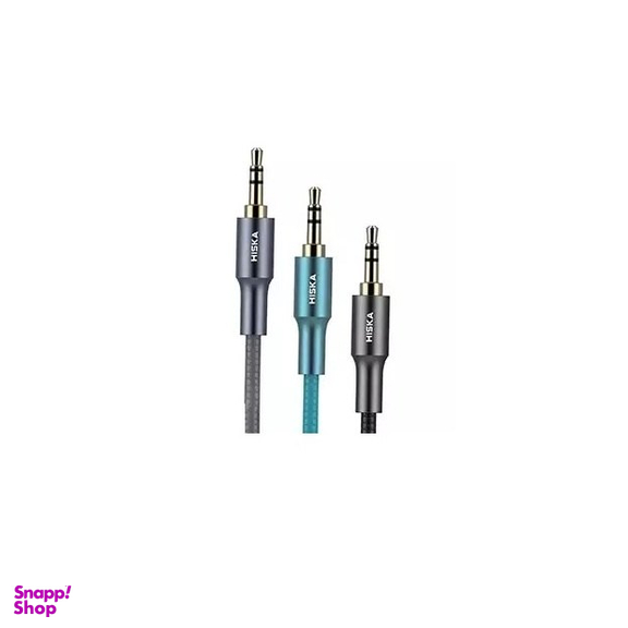 کابل صوتی AUX Jack 3.5mm هیسکا کد W35 طول 1.2 متر