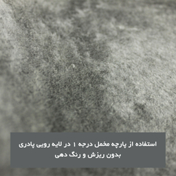 پادری شاران هوم مدل 3 لایه اسفنج دار طرح مخمل سایز 57×100 سانتی متر