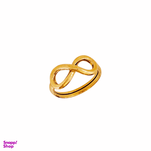 انگشتر طلا 18 عیار زنانه طرح بی نهایت کد 8877