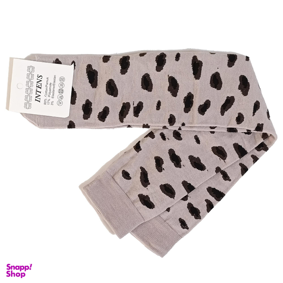 جوراب زنانه بالا زانو اینتنس طرح پلنگی کد S16