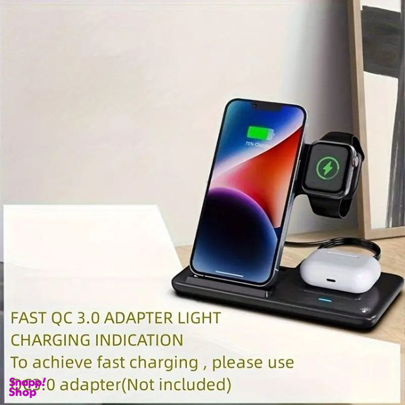 شارژ مغناطیسی 15 وات مدل Foldcharge-X3