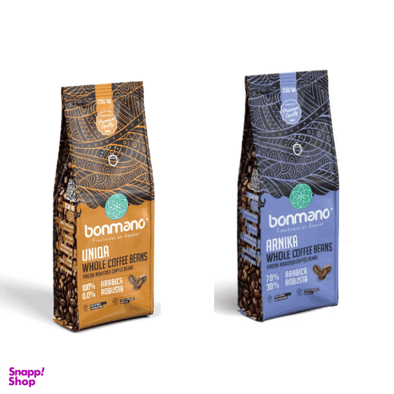 دانه قهوه یونیکا و آرنیکا بن مانو مجموعه ۲ عددی