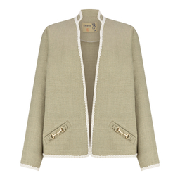 ست کت و دامن زنانه السانا مدل ضحا کد 219619 رنگ سبز سدری