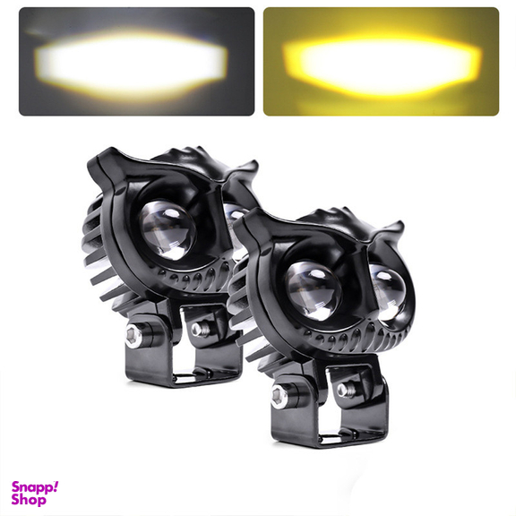 پرژکتور دو کنتاکت خودرو طرح جغد بسته دو عددی