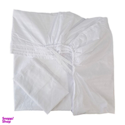 ملحفه هتلی ساده یک نفره عرض 120 کد ML120H