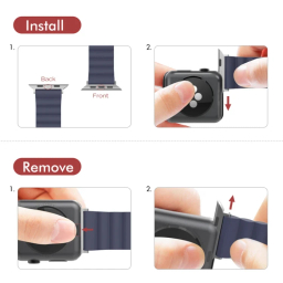 بند ساعت هوشمند آهااستایل مدل WA02 مناسب اپل واچ 42/44 میلی متر