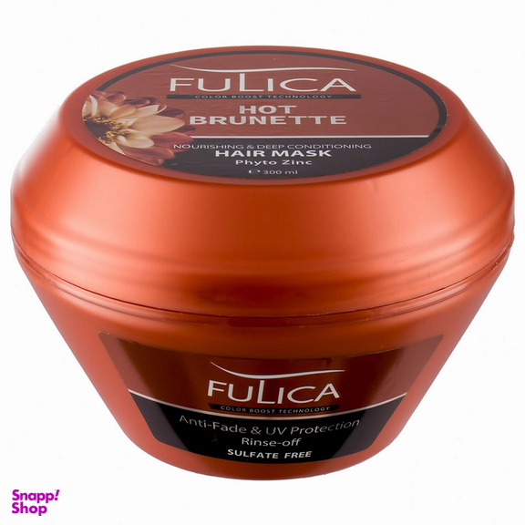 ماسک مو تقویت کننده فولیکا (Fulica) مدل Hot Brunette حجم 300 میلی لیتر