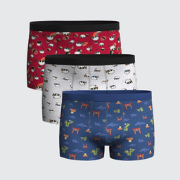 شورت مردانه ال سی وایکیکی مدل TURK405 مجموعه 3 عددی