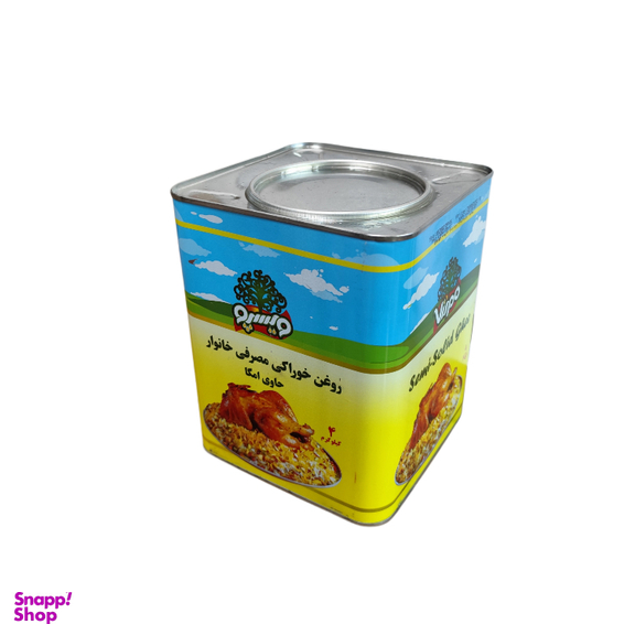 روغن نیمه جامد خوراکی مصرفی خانوار ویسپو وزن 4 کیلوگرم