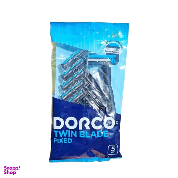 خودتراش دورکو مدل 2 لبه صابون دار بسته 5 عددی