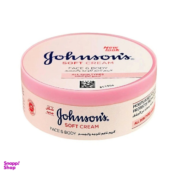 کرم مرطوب کننده جانسون مدل Soft حجم 200 میلی لیتر