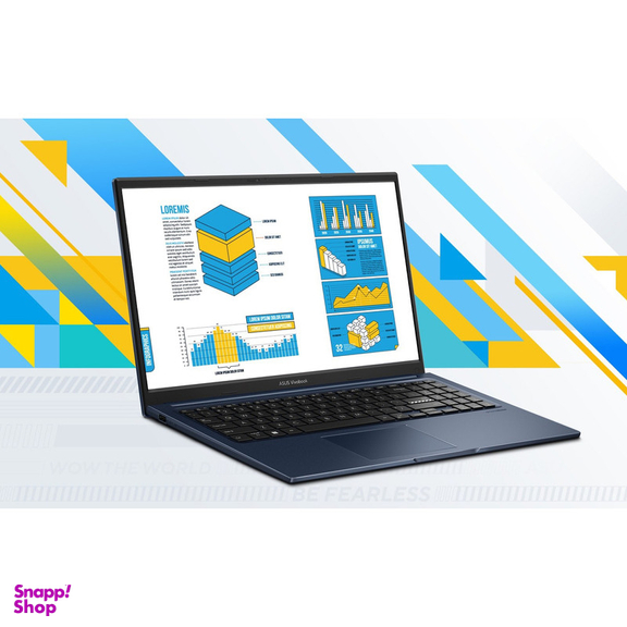 لپ تاپ 15.6 اینچی ایسوس مدل Vivobook 15 A1504VA-NJ1976-i5 1334U-16GB DDR4-512GB SSD-TN کاستوم شده