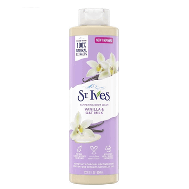 شامپو بدن سینت ایوز مدل Vanilla & Oat Milk حجم 650 میلی لیتر