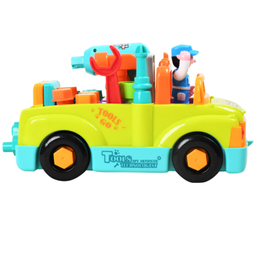 ماشین ابزار موزیکال و چراغدار هولی تویز مدل 6109 Little Mechanic Tool Truck with Light and Music