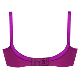 ست شورت و سوتین زنانه پانیذ مدل ساتن فنردار کد 4649 رنگ سرخابی