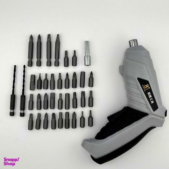 پیچ گوشتی شارژی مدل PE1 مجموعه 45 عددی