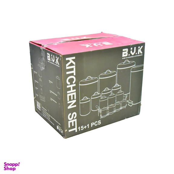 سرویس آشپزخانه 16پارچه بی.وی.کی مدل ماژور کد 805792