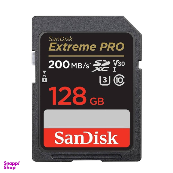 کارت حافظه سن دیسک MicroSDHC مدل Extreme PRO SDX UHS-I SPEED 200MB ظرفیت 128 گیگابایت
