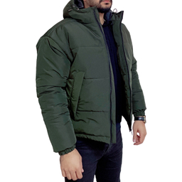 کاپشن مردانه مدل باکسی کد 2 رنگ سبز