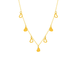 گردنبند طلا 18 عیار زنانه اقلیمه کد GT1362