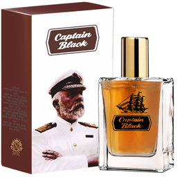 ادوپرفیوم مردانه نیفتی مدل کاپیتان بلک حجم 50 میلی لیتر