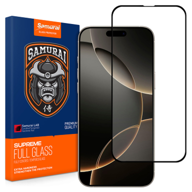 محافظ صفحه نمایش شیشه ای سامورایی مدل ovglass مناسب گوشی موبایل اپل iPhone 16 Pro Max