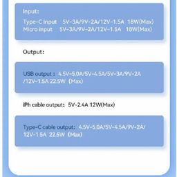 پاوربانک ریمکس مدل Fast Charge 22.5W ظرفیت 20000 میلی آمپر ساعت