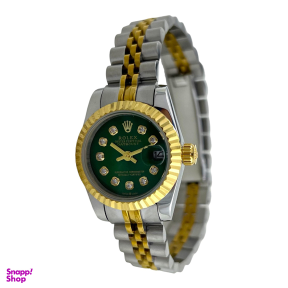 ساعت مچی عقربه ای زنانه مدل دیت جاست کد W4015