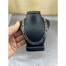 زنجیر نقره مردانه مدل پهن کد 698522