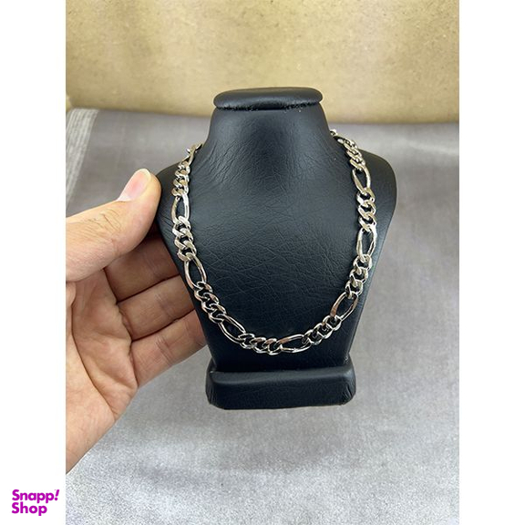 زنجیر نقره مردانه مدل پهن کد 698522