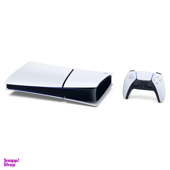 کنسول بازی سونی مدل PlayStation 5 Slim Digital Edition ظرفیت 1 ترابایت ریجن 2016B اروپا به همراه دسته اضافی و پایه شارژر