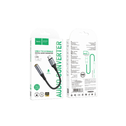 کابل تبدیل Type-C به Jack 3.5mm هوکو مدل LS36 طول 12 سانتی‌ متر