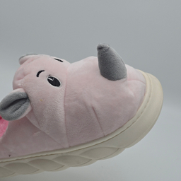 دمپایی حوله ای پاپا مدل پولیشی عروسکی کد 5677