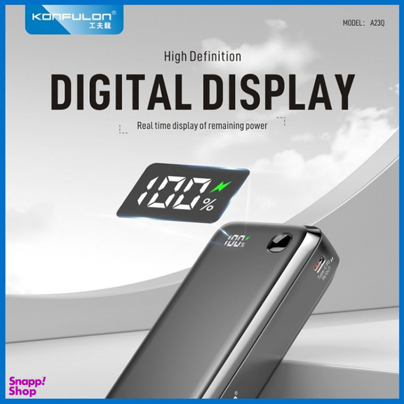 پاوربانک کانفلون مدل A23Q ظرفیت 20000 میلی آمپر ساعت