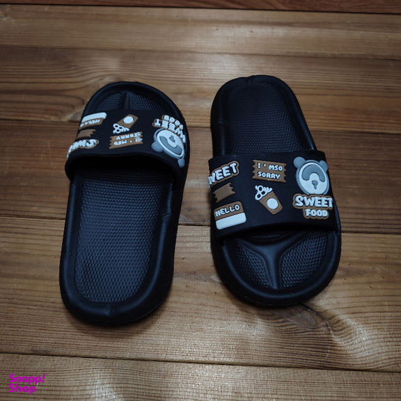 دمپایی بچگانه زیتون مدل سوییت رنگ سرمه ای