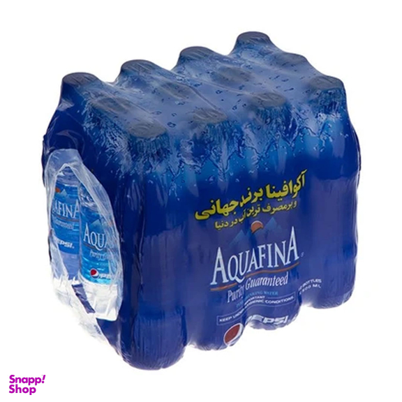 آب آشامیدنی آکوافینا حجم 500 میلی لیتر بسته 12 عددی