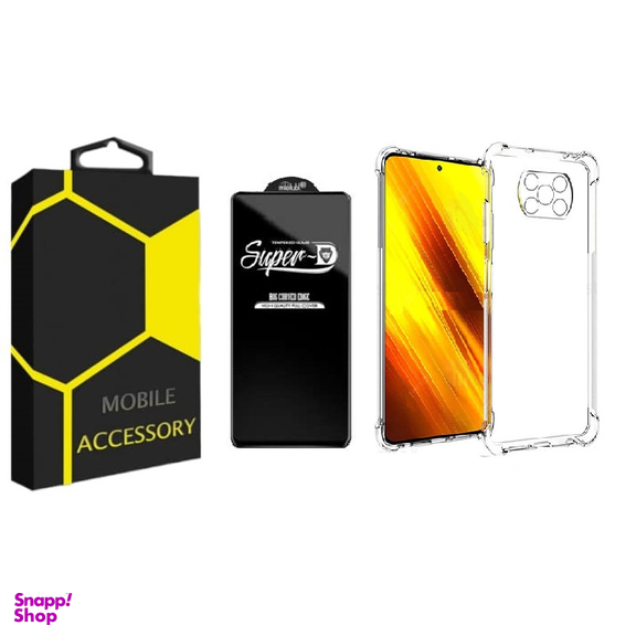 کاور گوشی موبایل مدل کپسولی مناسب شیائومی Poco X3 / X3 NFC / X3 Pro به همراه محافظ صفحه نمایش
